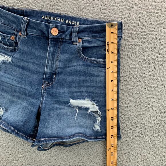 American Eagle Women's Curvy Midi Next Level Stretch Shorts  -  Size: 6 - Picture 10 of 16